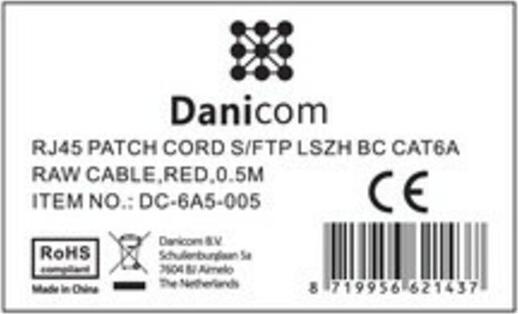 Produktbild Dsit CAT 6a Netzwerkkabel LSOH (CAT6a, 0.50 m)