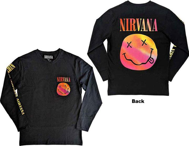 Produktbild Nirvana Gradient Happy Face (Longsleeve)