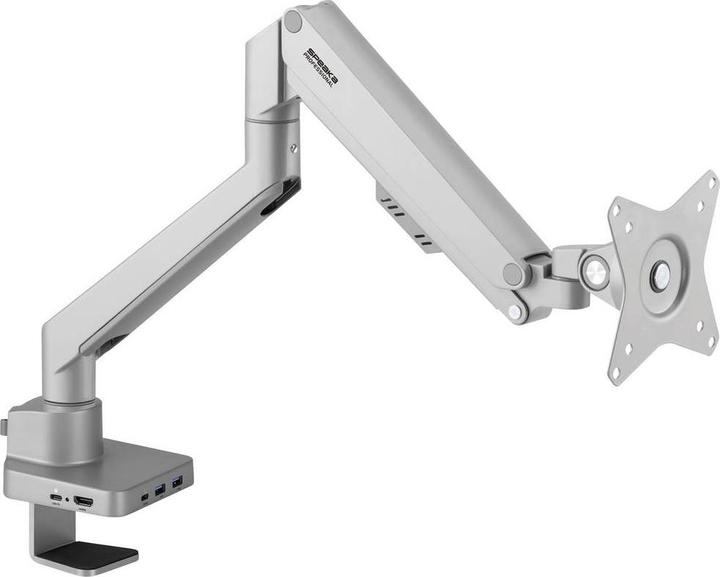 Actual product image SpeaKa Professional SP-MM-600 1-way monitor desk mount 43.2cm (17/ ) - 81.3cm (32/ ) gas pressure T (Table, 32.01")
