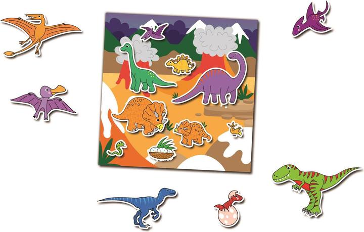 Actual product image Tinka Magic Galt - Reusable Sticker Book - Dinosaurs (55-1005101)