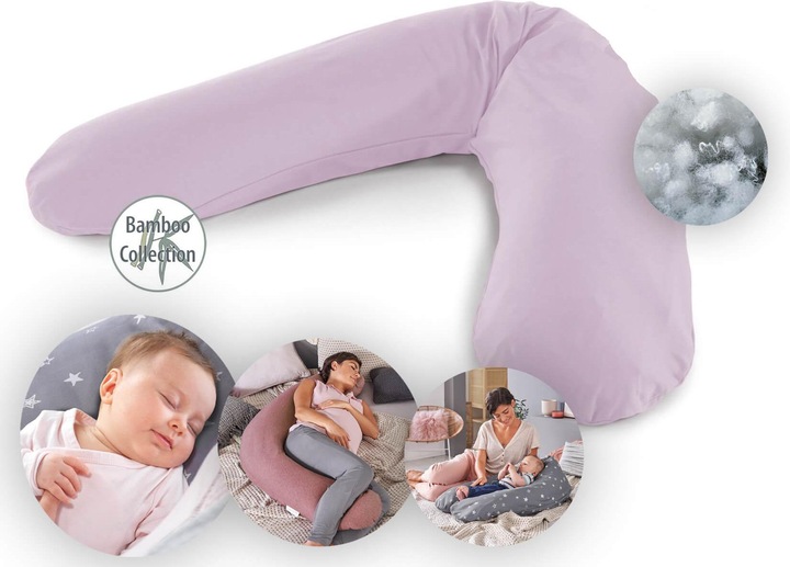 Produktbild Theraline Stillkissen "Das Original" mit Polyester Hohlfaser Füllung inkl. Bezug 190 cm (190 cm)