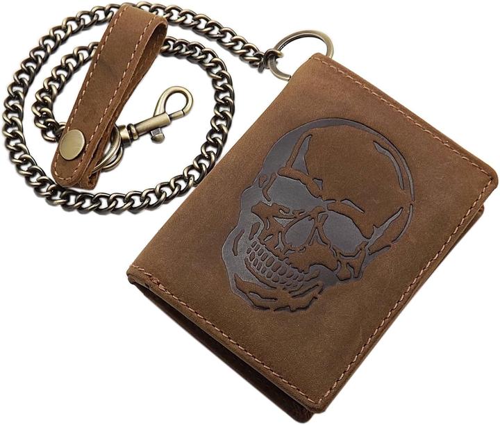 Actual product image My Ledershop Portemonnaie mit Metallkette und RFID-Schutz