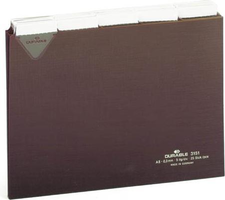 Durable GUIDE CARDS WITH WELDED LETTERS 1 PAK 314111 (A4)