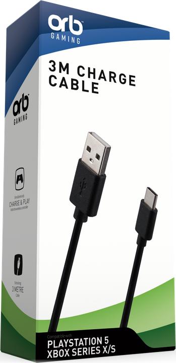Image du produit ORB Playstation 5, Xbox Series X/S 3M Charge Cable (PS5)