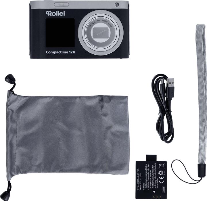 Actual product image Rollei Compactline 12X Digital Camera, black (64 Mpx)