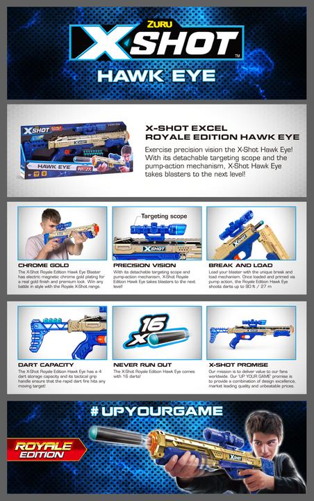 Actual product image Xshot X-SHOT - Gold HawkEye