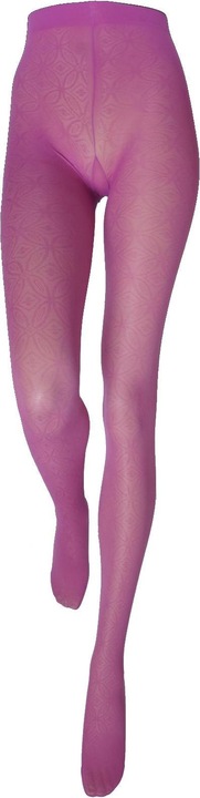Actual product image Levee Ornament tights, colour 724 purple, size 36-42 (60 DEN, 36 - 42)