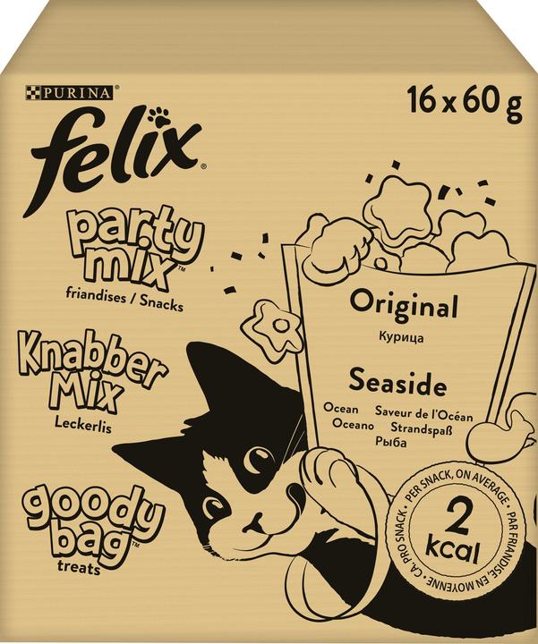 Produktbild Felix Party Mix Seaside and Original (Adult, 16 Stk., 960 g)