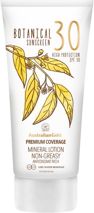 Actual product image Australian Gold Botanical Sunscreen Lotion SPF 30 147 ml (Suntan cream, SPF 30, 147 ml)