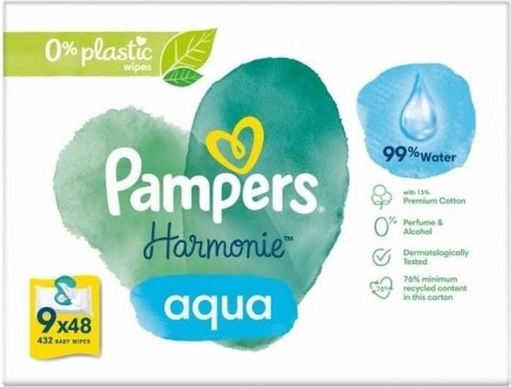 Produktbild Pampers Harmonie Aqua (432 Stück)