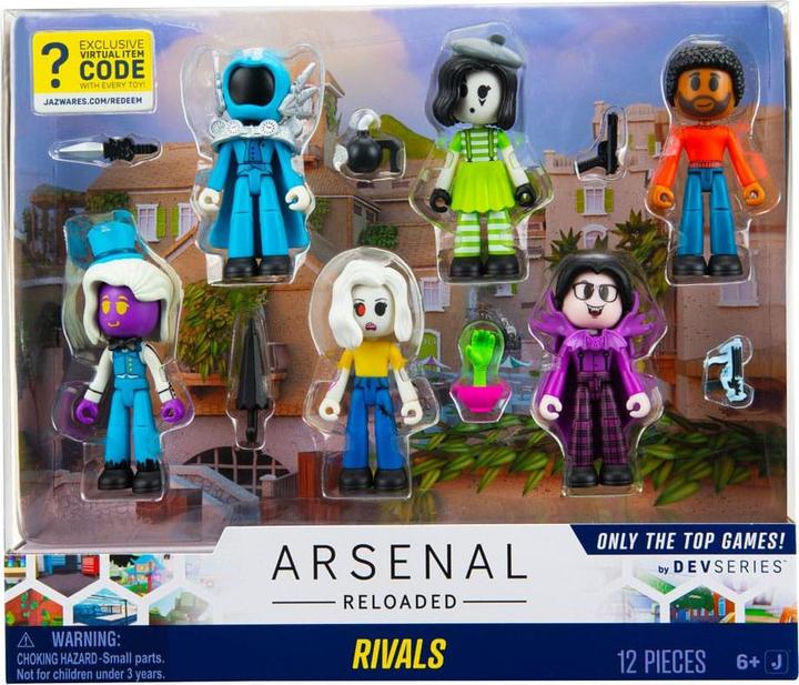 Actual product image Jazwares Dev Series Action Figures 6-Pack Rivals