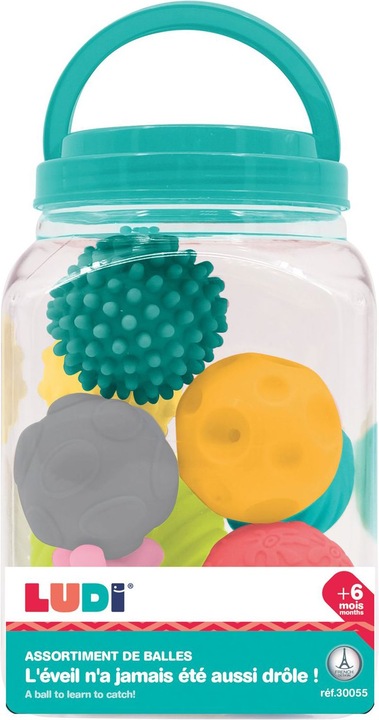 Actual product image LUDI Sensory Balls - 8 pcs. (LU30055)