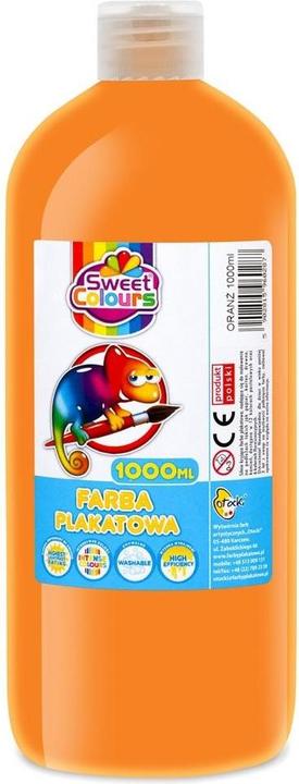 Actual product image Krups Orangefarbene Posterfarbe 1000 ml (Orange, 1000 ml)
