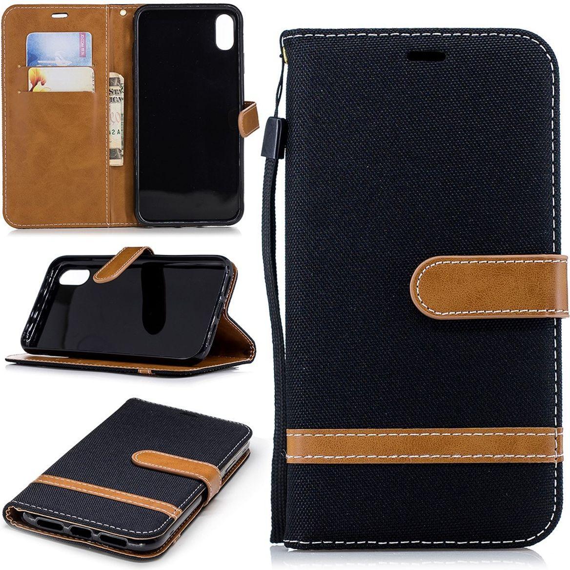 König Design Hülle Handy Schutz für Apple iPhone XR Case Cover Tasche Wallet Etui Handyhülle (Apple iPhone XR), Smartpho...