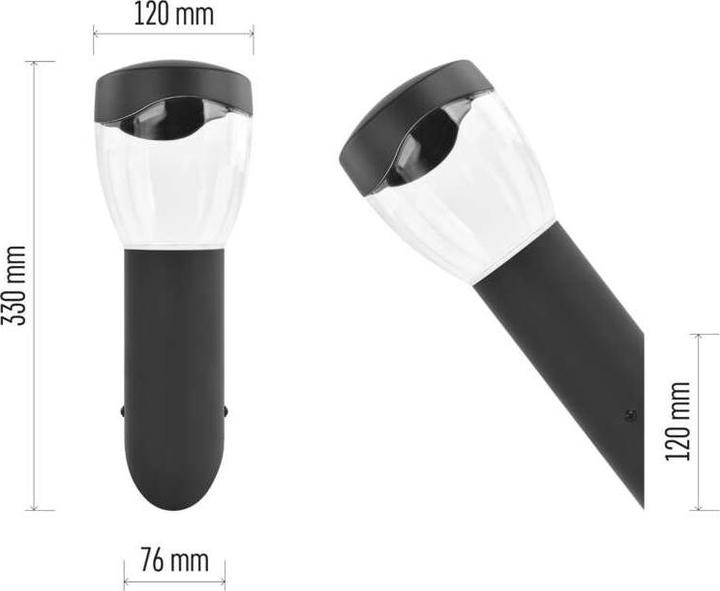 Image du produit Emos LED GARDEN LIGHT,E27,IP44,MAX 15W,WALL MOUNTED (E27, IP44)