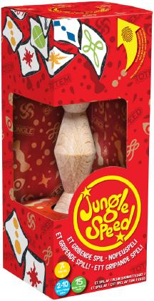 Actual product image Enigma Jungle Speed - Boardgame (Nordic) (JSBERT02S) (Swedish, Norwegian, Finnish, German)