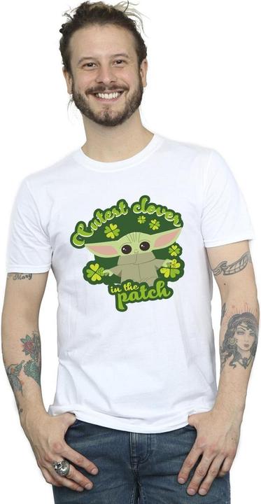 Produktbild Star Wars The Mandalorian St Patrick's Day Cutest Clover TShirt (4XL)