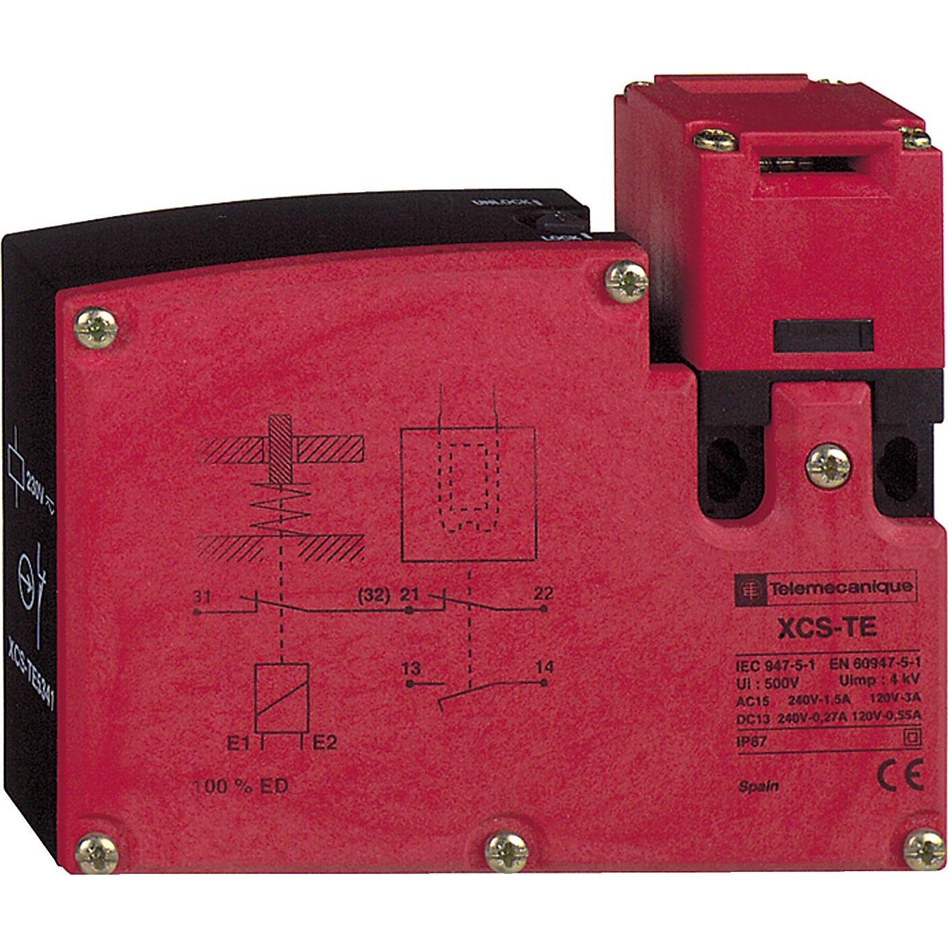 Schneider Electric, Systemstromversorgung, limit switch for safety application - XC