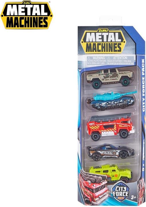 Actual product image Zuru Metal Machines - City Force 5PK (6767)