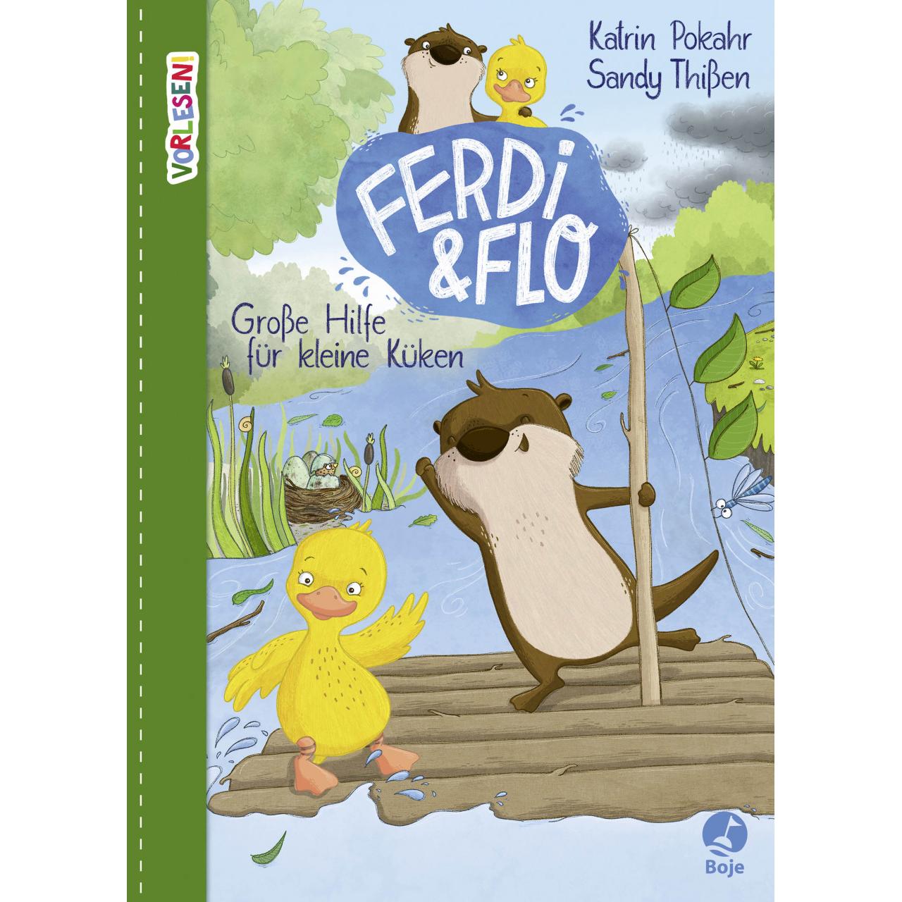 VORLESEN! Ferdi & Flo. Grosse Hilfe für kleine Küken (Band 2), Kinderbücher von Katrin Pokahr, Sandy Thissen