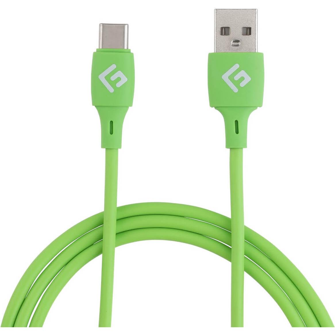 Floating Grip 0,5M Silicone USB-C Cable (Green) (0.50 m, USB 3.1), USB Kabel