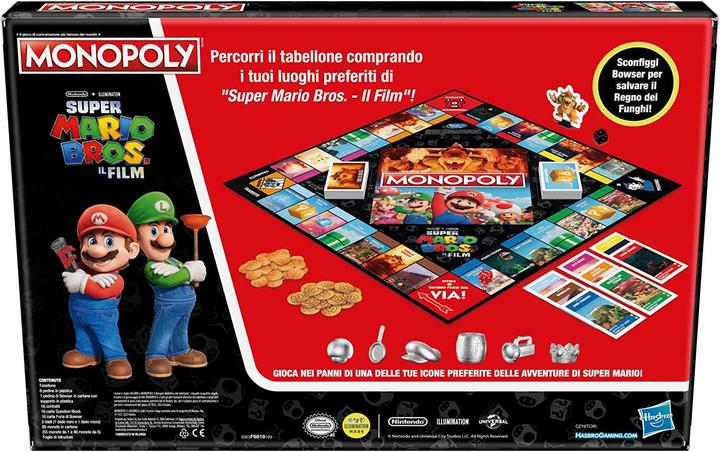 Actual product image Monopoly Super Mario Bros. Film Edition (Italian)