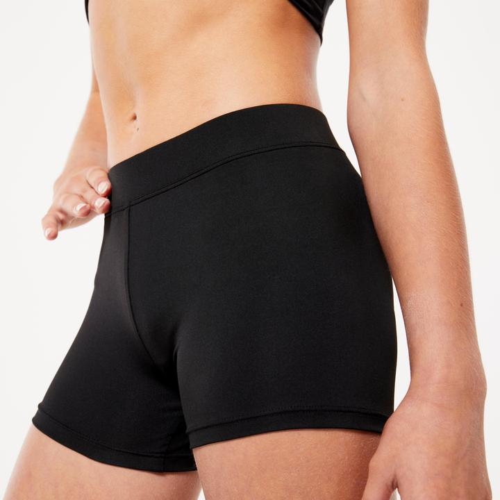 Produktbild Domyos Kurze Gymnastikhose Mädchen basic - schwarz (130 C)