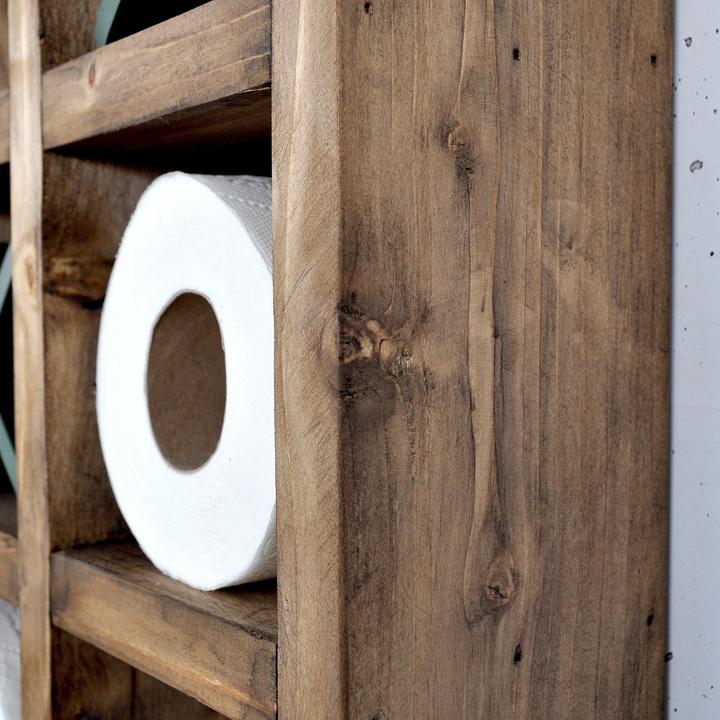 Productafbeelding Hanah Home Ethereal Decorative Wooden Wall Shelf (42.50 x 11 x 42.50 cm)