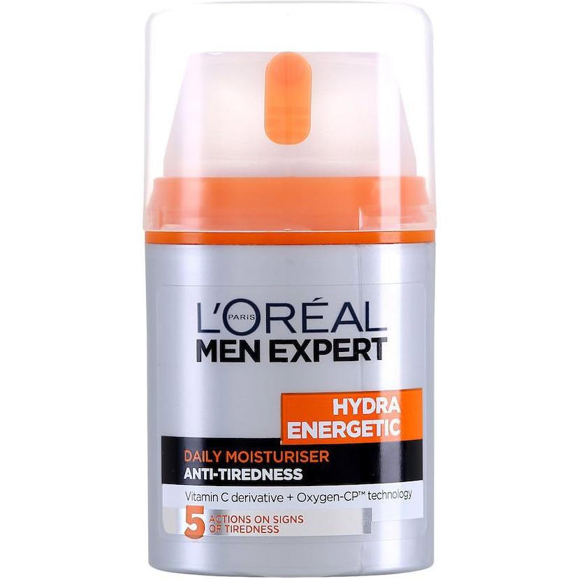 L'Oréal Paris, Crema viso, L'Oréal - Uomo Expert Hydra Energetic Pump - Crema viso 50 ml (50 ml, Crema da giorno)