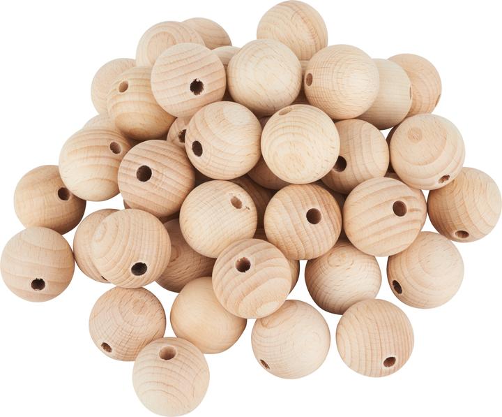 Image du produit VBS Boules en bois percées "Ø 30 mm