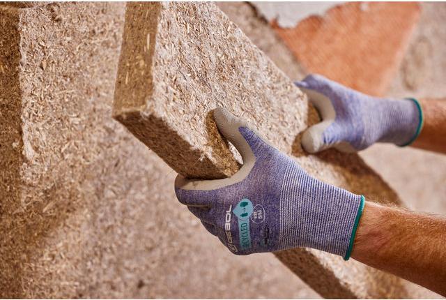 Actual product image Gebol Arbeitshandschuh Upcycled Sensitive dunkelblau 9 (9, L)