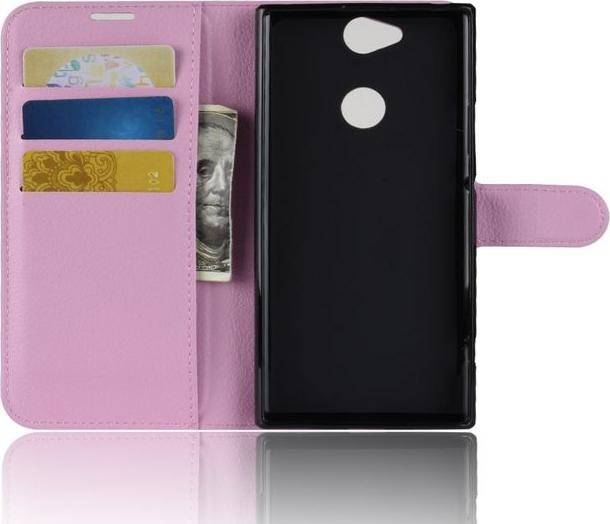 Produktbild MU Classic Litchi Leder Bookcover Series (Xperia XA2 Plus)