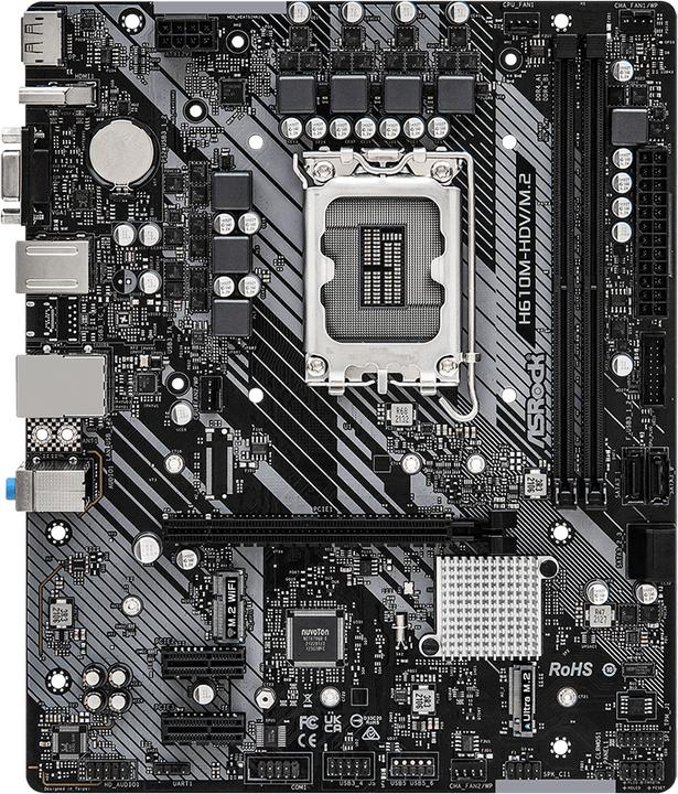 Produktbild AsRock LGA 1700 (LGA 1700, Intel H610, mATX)