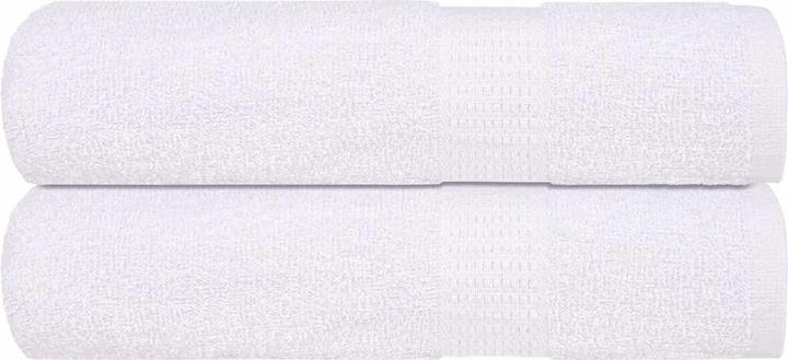 Produktbild vidaXL Badetücher 2 Stk. Weiss 100x150 cm 360 g/m² 100% Baumwolle Duschtuch (100 x 150 cm)