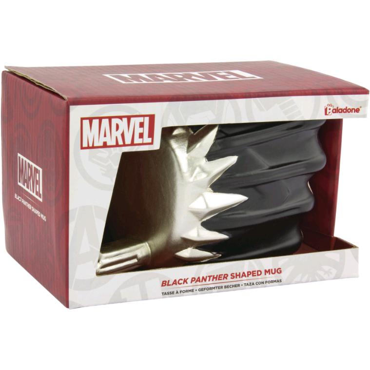 Paladone Products Marvel Avengers - Black Panther Shaped Mug