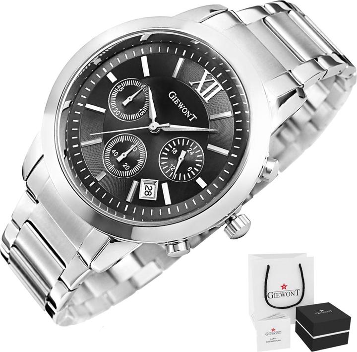 Image du produit Giewont Męski GW6480-1 Chronographe (Chronographe, 44 mm)