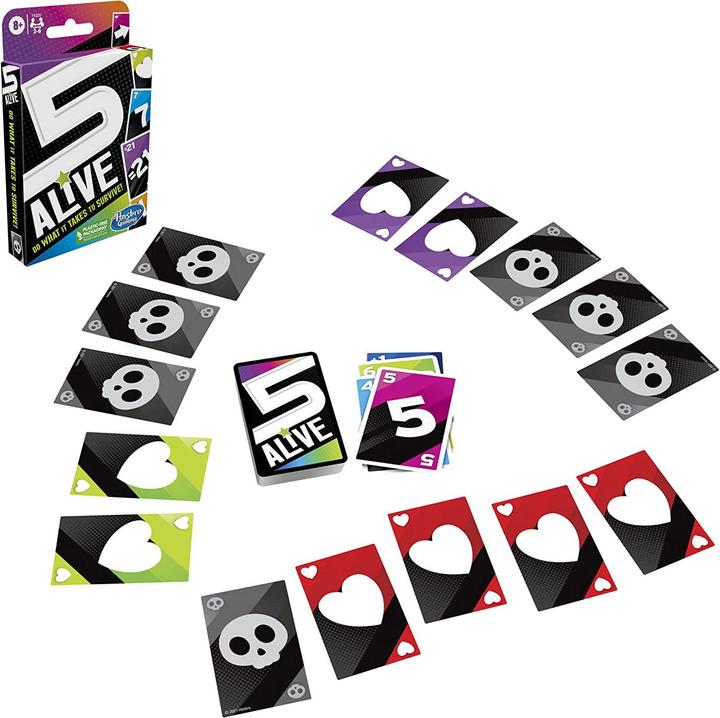 Productafbeelding Hasbro Gaming Spelen - Five Alive Kaartspel (F4205) (Duits, Noors)