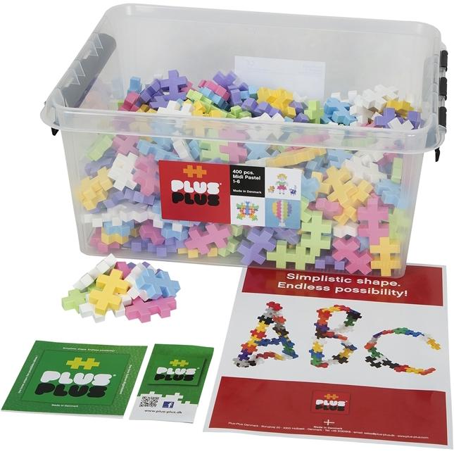 Thumbnail - Plus-Plus BIG Pastell - 400 Teile (3247)