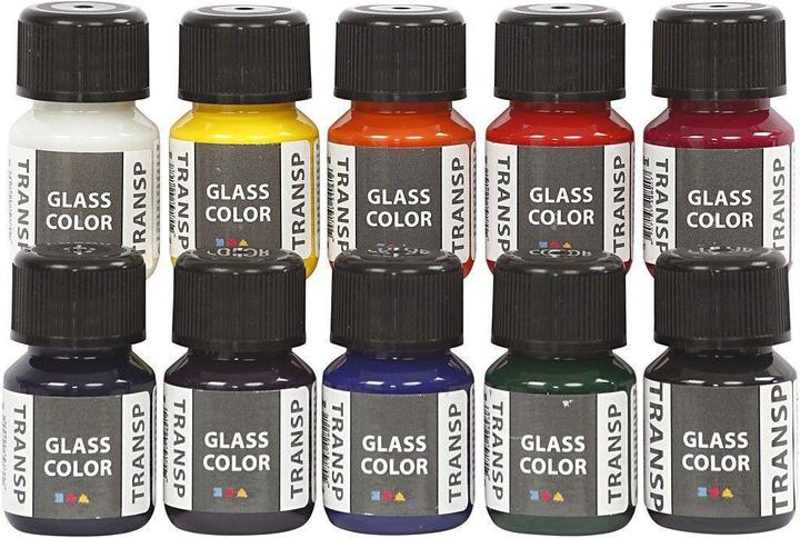 Actual product image Creativ Company Glass Color - Transparent (10 x 35 ml) (30 ml)