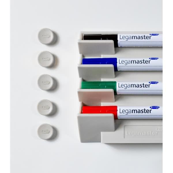 Immagine prodotto Legamaster Magnete adesivo 20 mm grigio, 10 pezzi (10 x)