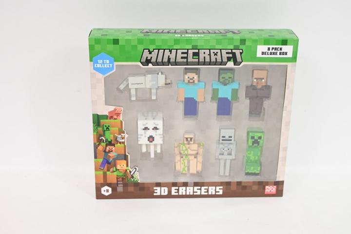 Image du produit Inno3D Minecraft 3d Erasers - 8 Pack Deluxe Box Ver.A