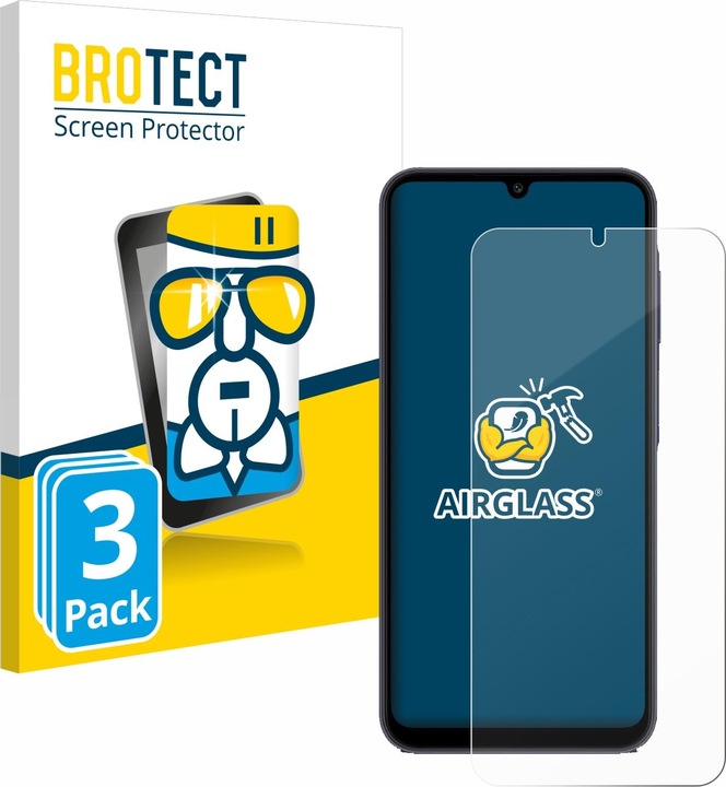 Produktbild BROTECT AirGlass Panzerglasfolie (3 Stück, Samsung Galaxy A25 5G)