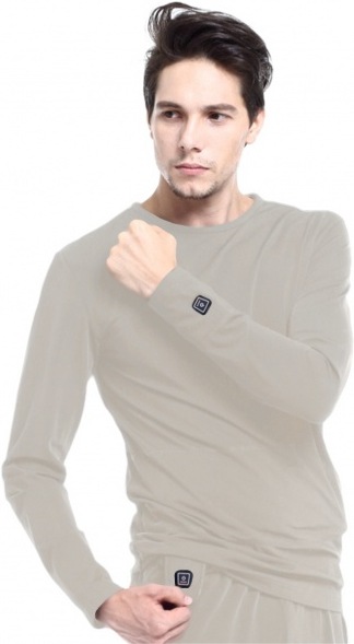 Actual product image Glovii GJ1GL Shirt/Top Blouse Round Neck Long Sleeve Elastane, Polyester (L)
