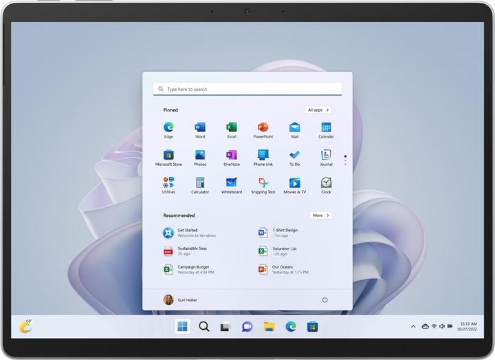 Produktbild Microsoft Surface Pro 9 for Business (nur WLAN, 13", 128 GB, Platinum)