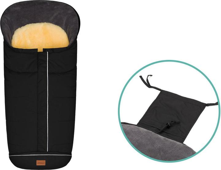 Image du produit Fillikid Fusssäcke für Kinderwagen & Buggys Fleece-Fusssack Nanga mit Lammfellauflage