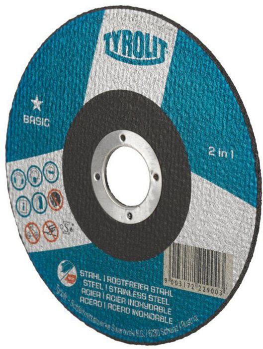 Actual product image Tyrolit BASIC* skaereskive 125 x 1.0 x 22.23 A 60 Q- BFB