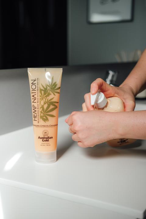 Actual product image Australian Gold Hemp Nation Sparkling Citrus & Champagne Body Wash 235 ml (235 ml)