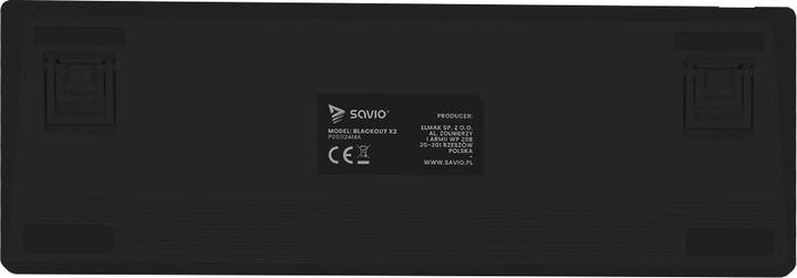 Actual product image Savio Blackout X2 Blue (Eng. Int., Cable)
