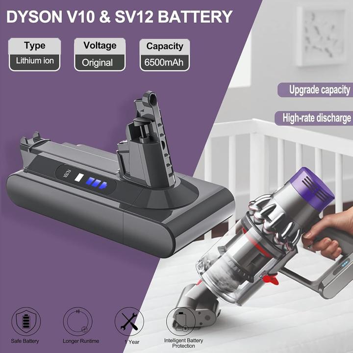 Actual product image Longfit Akku für Dyson V10