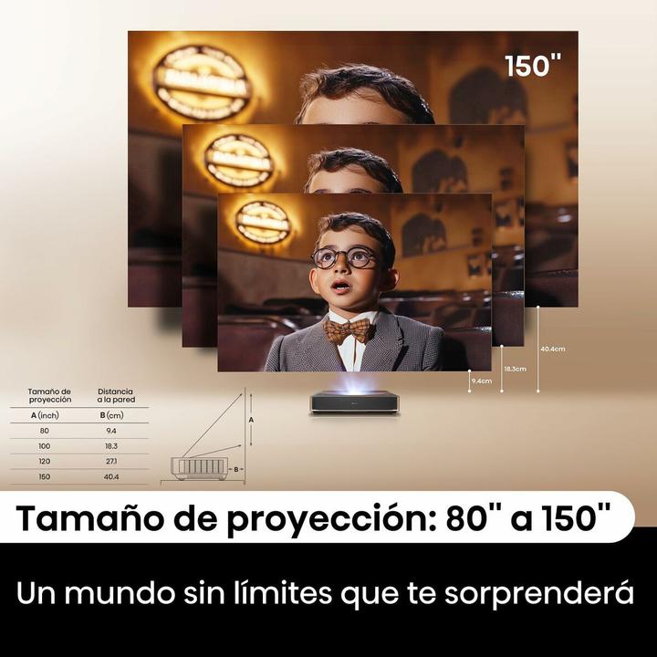 Actual product image Hisense PT1 (4K, 2500 lm, 0.25:1)